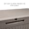 Honey Can Do 100gal Brown Wicker Resin Deck Box